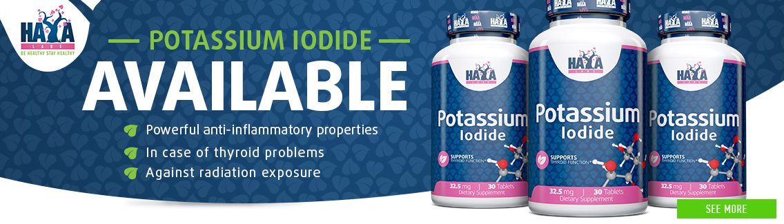 Potassium Iodide 32.5mg. 30 Tabs.
